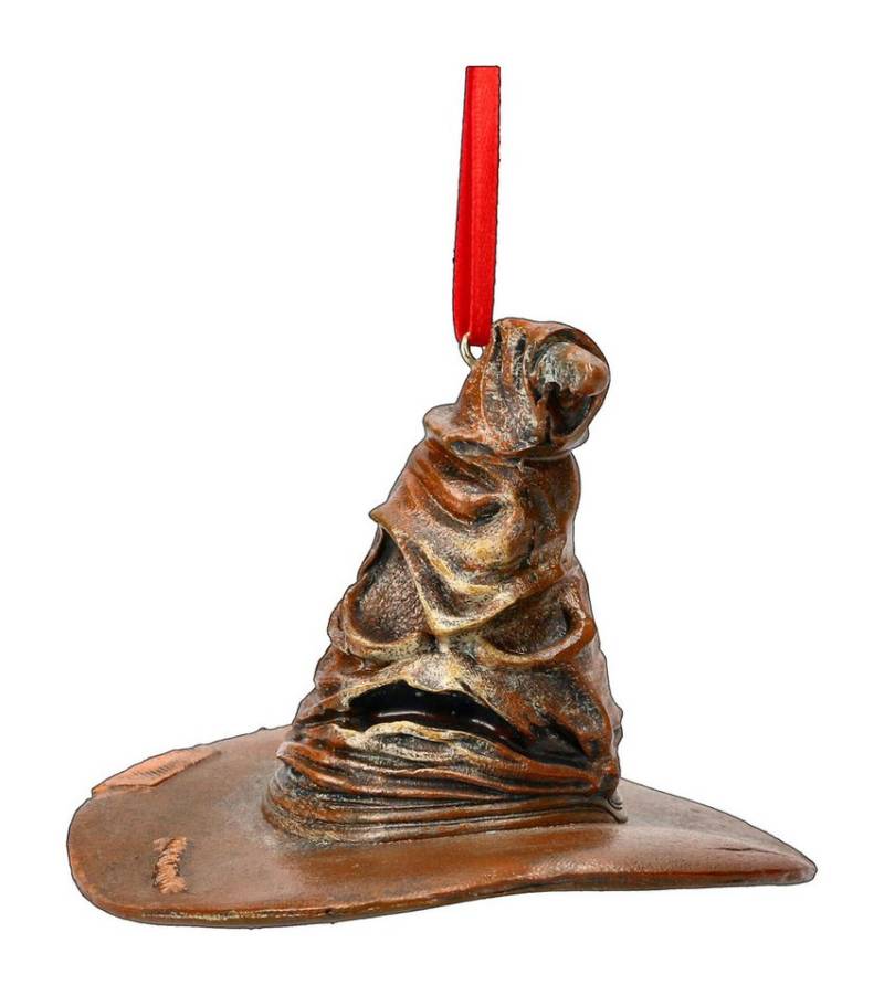 Figuren Shop GmbH Christbaumschmuck Christbaumschmuck - Harry Potter Sprechender Hut - Christbaumkugel (1-tlg) von Figuren Shop GmbH