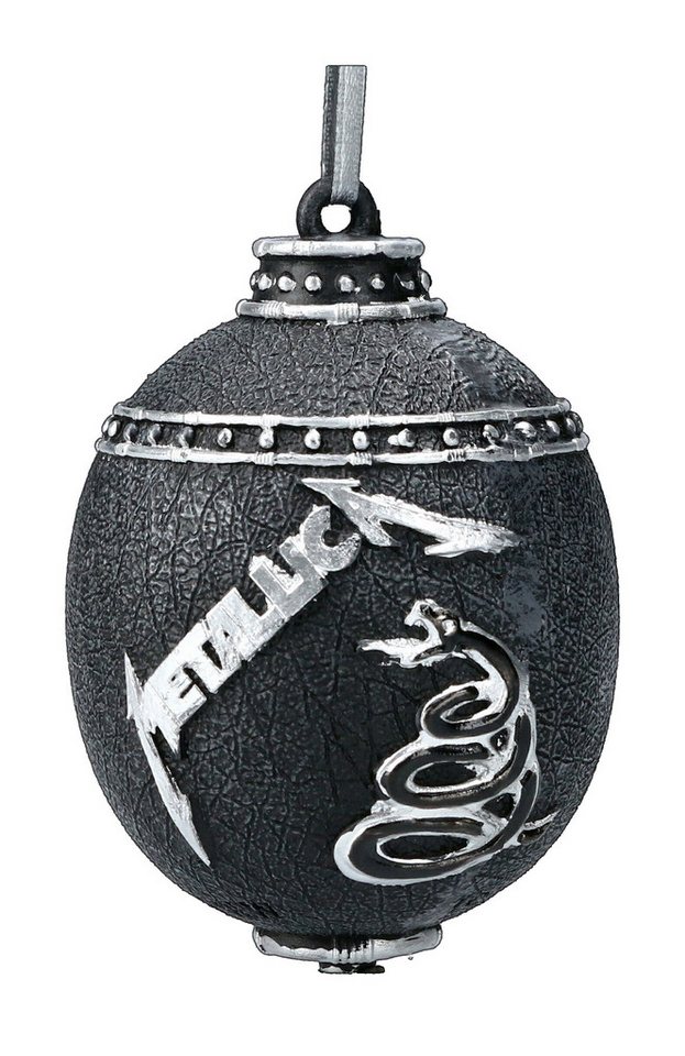 Figuren Shop GmbH Christbaumschmuck Christbaumschmuck - Metallica Black Album - Christbaumkugel Weihnachtsbaum (1-tlg) von Figuren Shop GmbH