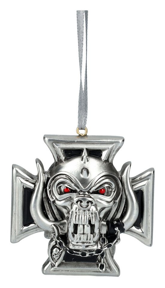 Figuren Shop GmbH Christbaumschmuck Christbaumschmuck Motörhead - Warpig Kreuz - Merchandise Dekoration Weihnachten (1-tlg) von Figuren Shop GmbH