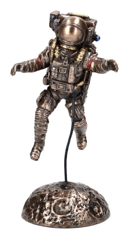 Figuren Shop GmbH Dekofigur Astronauten Figur auf Mond - Veronese - Fantasy Dekofigur Weltall Raumfahrt von Figuren Shop GmbH