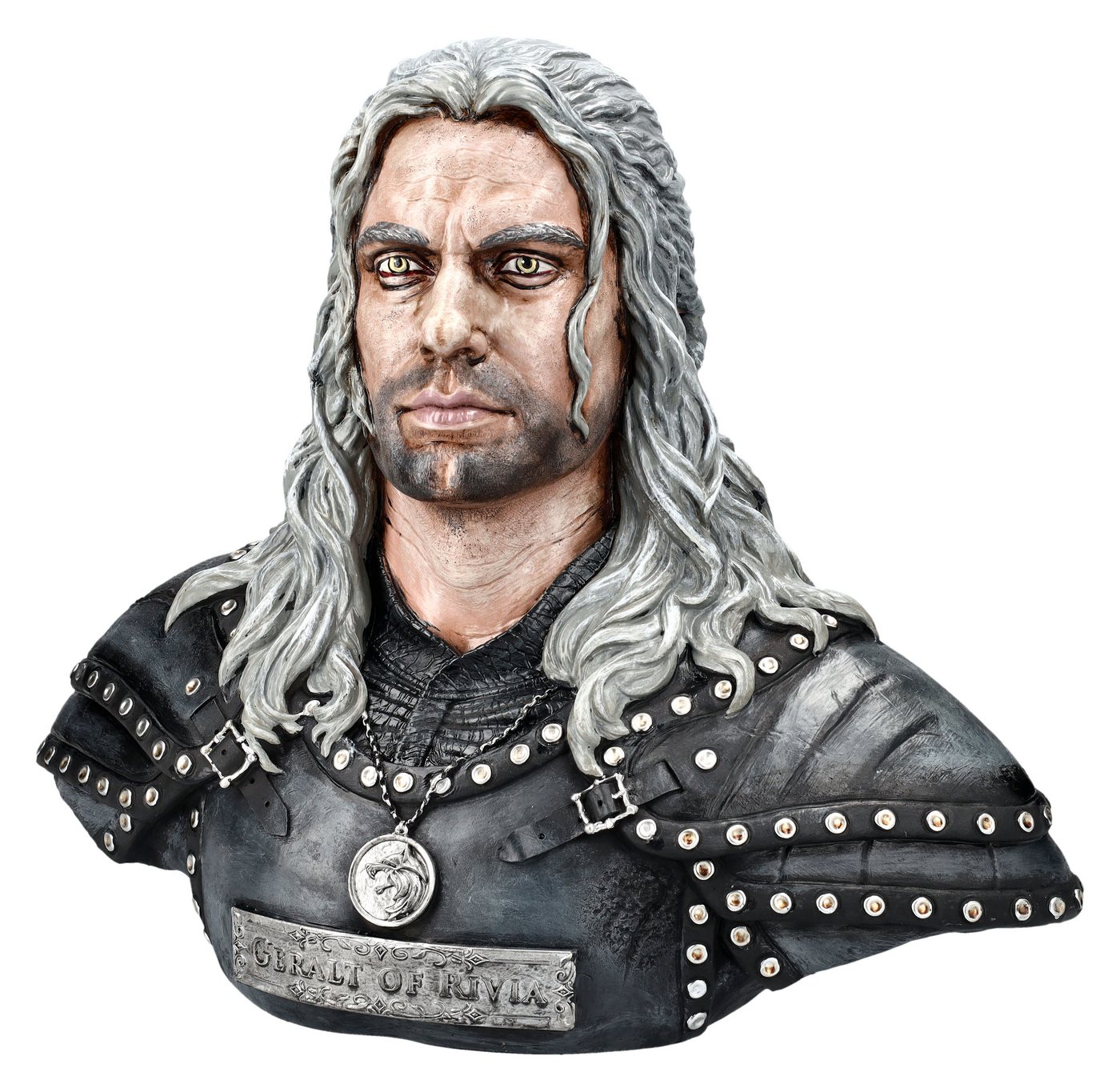 Figuren Shop GmbH Dekofigur Büste The Witcher - Geralt von Rivia - Merchandise Dekoration Fantasy von Figuren Shop GmbH