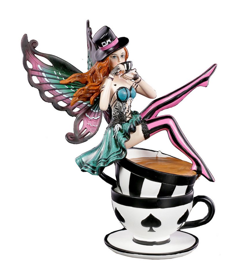 Figuren Shop GmbH Dekofigur Elfen Figur - Wonderland Fairy Hatter - Nemesis Now Fantasy von Figuren Shop GmbH