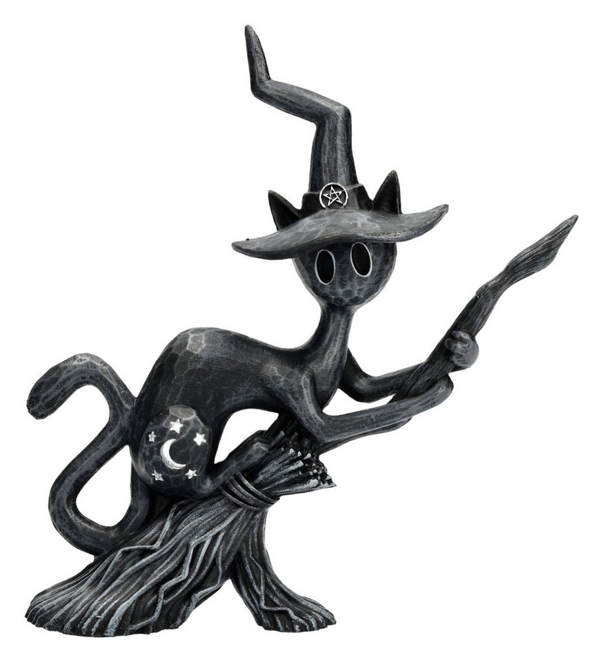Figuren Shop GmbH Dekofigur Hexenkatze Figur – Bewitch Statue Spell Cats Gothic Dekofigur 15 cm Figuren Shop GmbH Dekofigur Hexenkatze Figur – Bewitch Statue Spell Cats Gothic Dekofigur 15 cm von Figuren Shop GmbH
