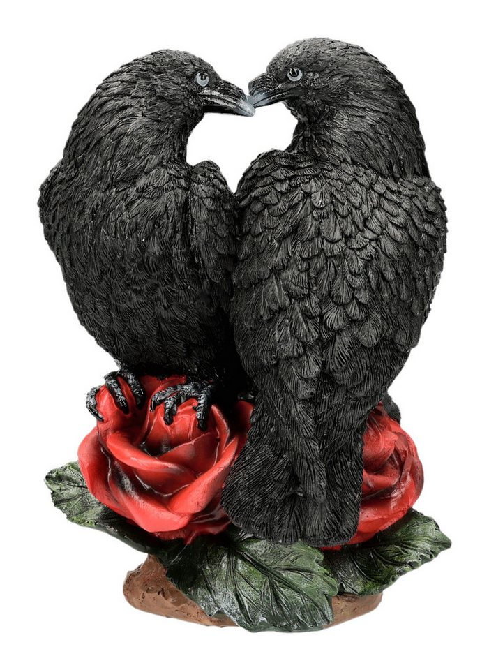 Figuren Shop GmbH Dekofigur Raben Statue – Romantische Gothic Deko Liebesraben 20 cm Dekofigur Figuren Shop GmbH Dekofigur Raben Statue – Romantische Gothic Deko Liebesraben 20 cm Dekofigur von Figuren Shop GmbH