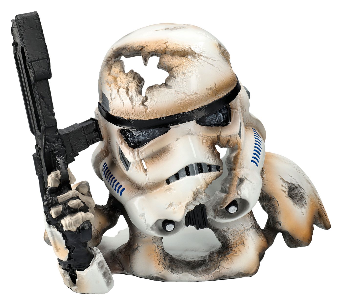 Figuren Shop GmbH Dekofigur Stormtrooper Figur - Blasted Büste - Sci-Fi Merchandise Dekofigur von Figuren Shop GmbH