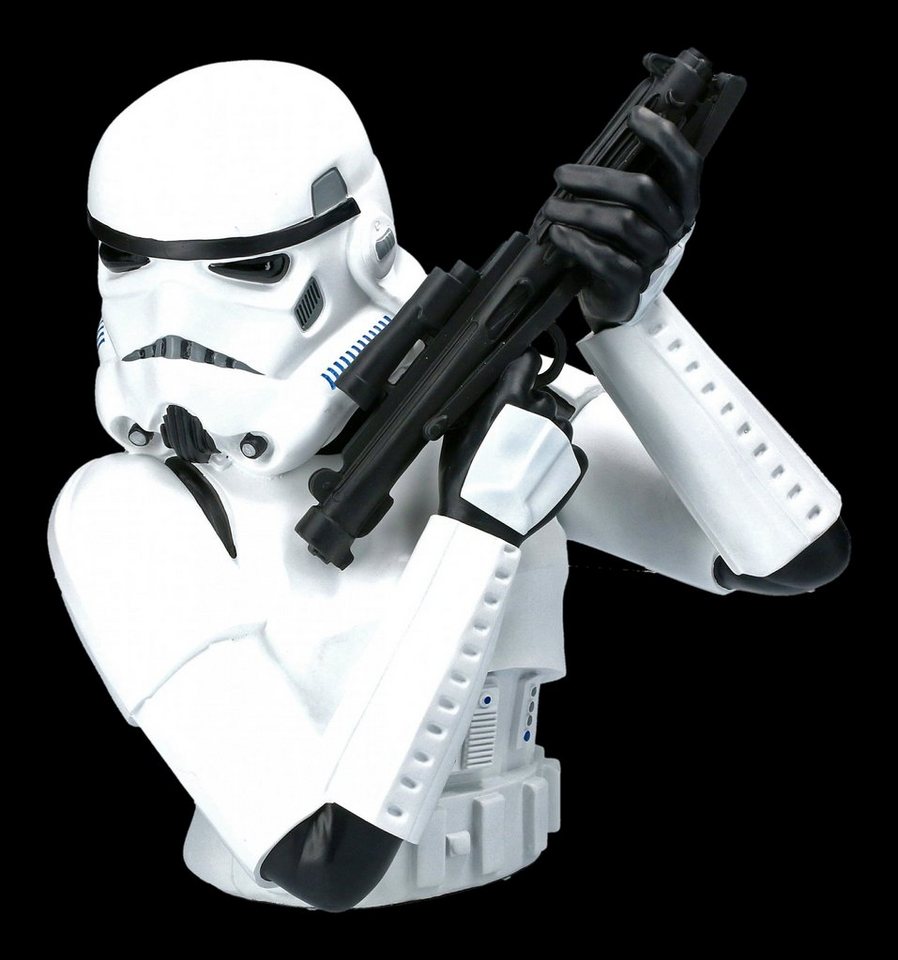 Figuren Shop GmbH Dekofigur Stormtrooper Figur - Büste - offizielles Merchandise Dekoration von Figuren Shop GmbH