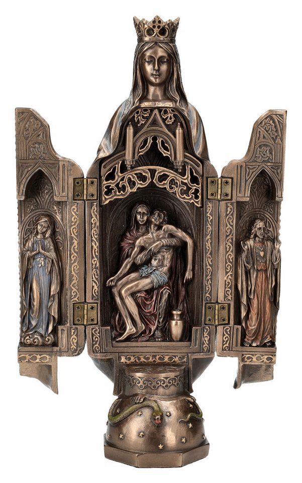 Figuren Shop GmbH Dekoobjekt Triptychon Flügelaltar - Pieta groß - Veronese - Marienstatue Altar von Figuren Shop GmbH