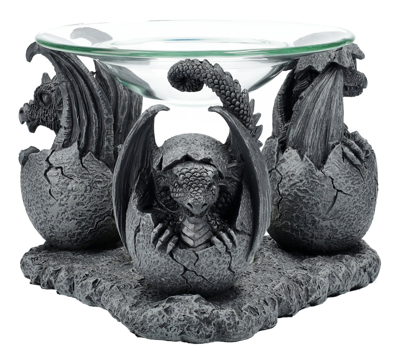Figuren Shop GmbH Duftlampe Duftlampe - Drachen schlüpfen - Fantasy Teelichthalter Drachenei Deko Figuren Shop GmbH Duftlampe Duftlampe - Drachen schlüpfen - Fantasy Teelichthalter Drachenei Deko von Figuren Shop GmbH