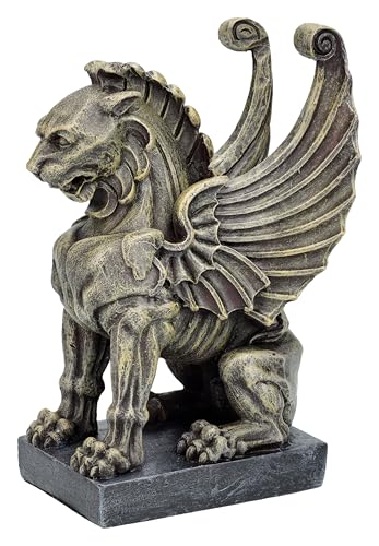 Figuren Shop GmbH Gargoyle-Figur Löwen Wächter 16 cm - Mystischer Schutz & Dekoration, Gotik Statue Figuren Shop GmbH Gargoyle-Figur Löwen Wächter 16 cm - Mystischer Schutz & Dekoration, Gotik Statue von Figuren Shop GmbH