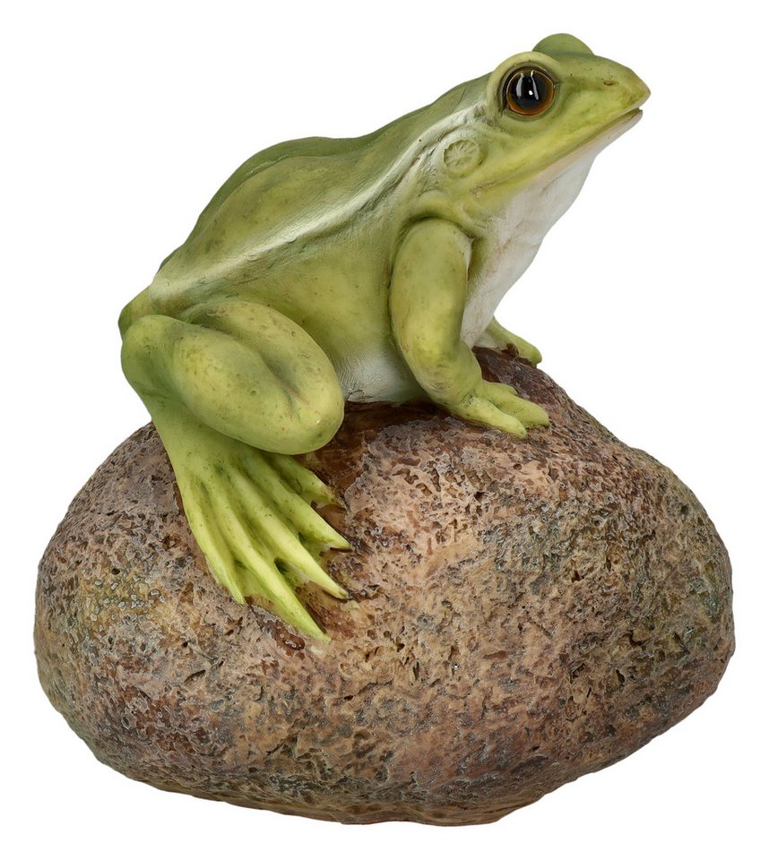 Figuren Shop GmbH Gartenfigur Gartenfigur - Frosch auf Stein - HotAnt - Garten Figur Dekofigur Deko Figuren Shop GmbH Gartenfigur Gartenfigur - Frosch auf Stein - HotAnt - Garten Figur Dekofigur Deko von Figuren Shop GmbH
