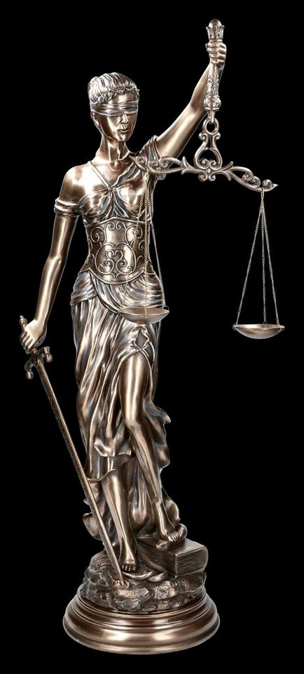 Figuren Shop GmbH Gartenfigur Justitia Statue - In- & Outdoor - Gartenfigur Dekofigur von Figuren Shop GmbH
