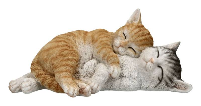 Figuren Shop GmbH Gartenfigur Katzenpaar Gartenfigur – Kuschelnde Kätzchen Katze 27 cm Dekofigur Figuren Shop GmbH Gartenfigur Katzenpaar Gartenfigur – Kuschelnde Kätzchen Katze 27 cm Dekofigur von Figuren Shop GmbH
