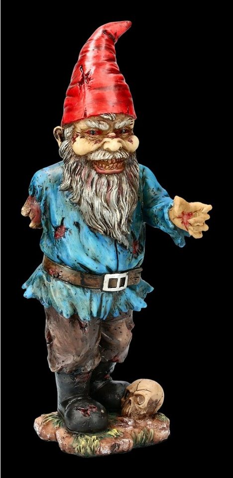 Figuren Shop GmbH Gartenzwerg Einarmiger Zombie Gartenzwerg - Vater - Horror Gartendekoration von Figuren Shop GmbH