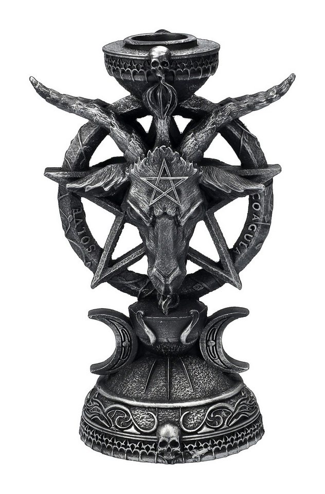 Figuren Shop GmbH Kerzenhalter Kerzenhalter - Light of Baphomet - Nemesis Now - Gothic Dekoartikel von Figuren Shop GmbH