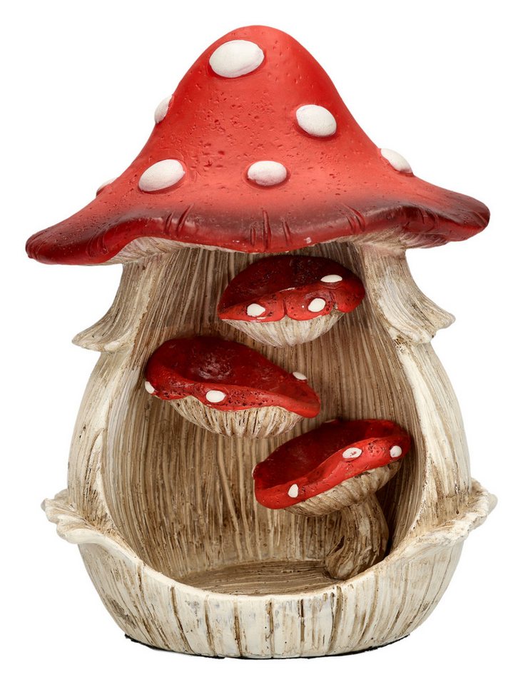 Figuren Shop GmbH Räuchermännchen Backflow Räucherhalter Fliegenpilz – Räucherkegel Figur Glücksbringer Figuren Shop GmbH Räuchermännchen Backflow Räucherhalter Fliegenpilz – Räucherkegel Figur Glücksbringer von Figuren Shop GmbH