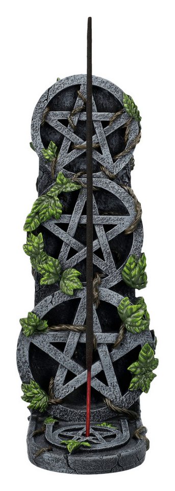 Figuren Shop GmbH Räucherstäbchen-Halter Räucherstäbchenhalter - Pentagramm mit Efeu - Nemesis Now - Deko Duft von Figuren Shop GmbH