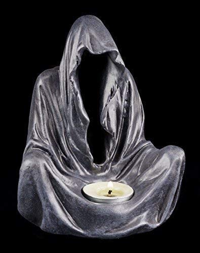 Reaper Teelichthalter - Die ewige Flamme | Sensenmann Dämon Gothic Kerzenhalter von Figuren Shop GmbH