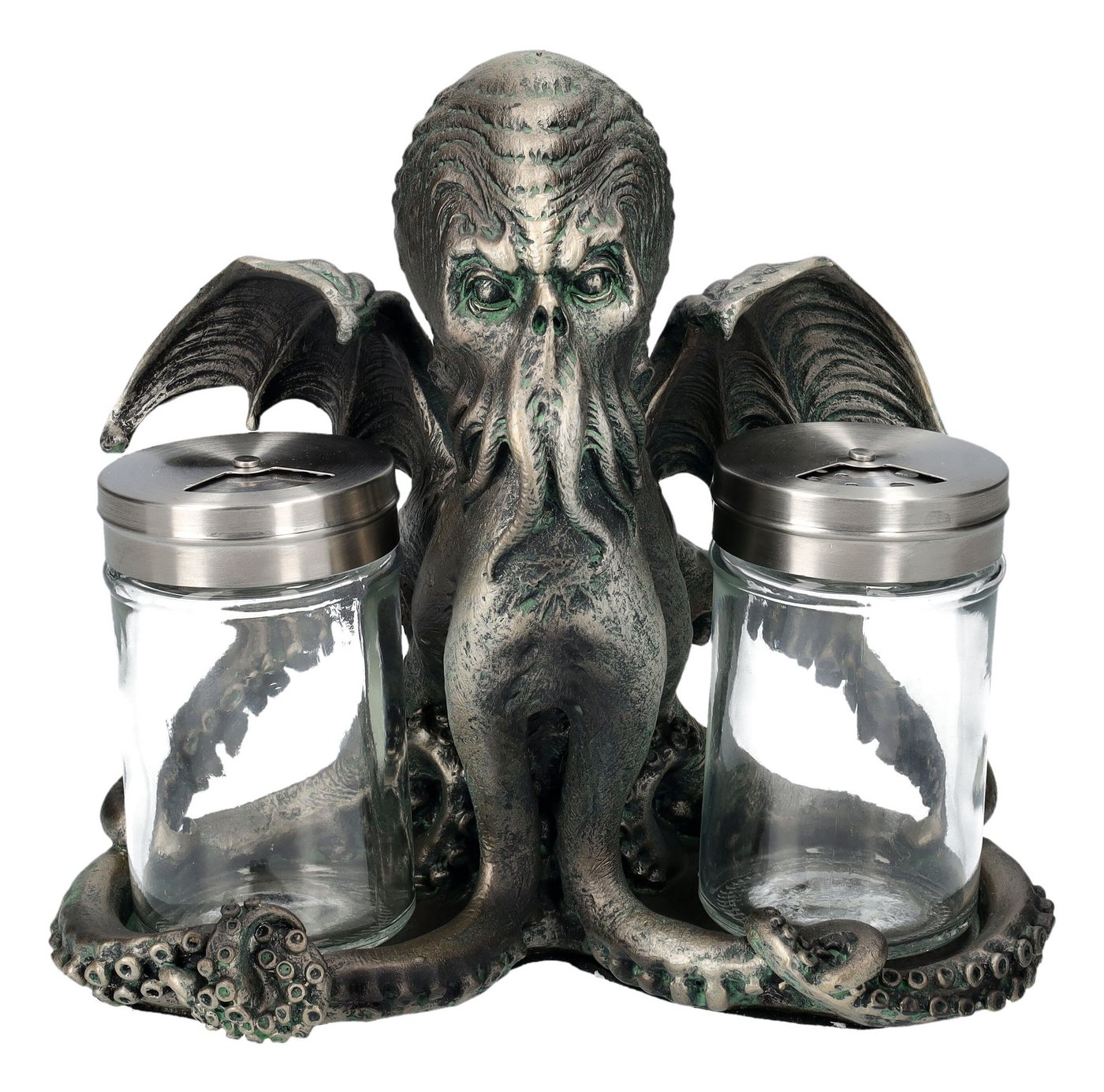 Figuren Shop GmbH Salz- / Pfefferstreuer Salz und Pfefferstreuer - Cthulhu - Gothic Dekoration Esstisch, (Set) von Figuren Shop GmbH