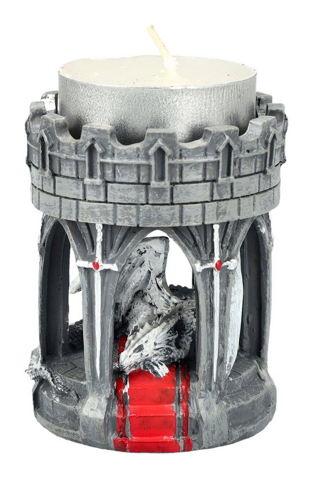 Figuren Shop GmbH Teelichthalter Teelichthalter Drachen - Valour - Fantasy Kerzenhalter Drache Figuren Shop GmbH Teelichthalter Teelichthalter Drachen - Valour - Fantasy Kerzenhalter Drache von Figuren Shop GmbH