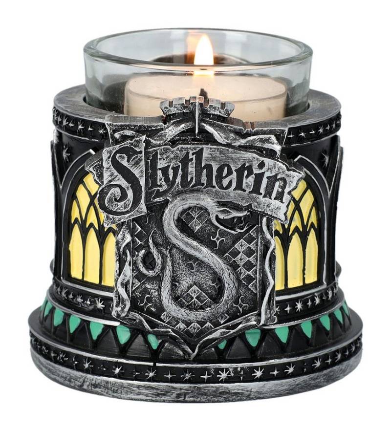 Figuren Shop GmbH Teelichthalter Teelichthalter Harry Potter - Slytherin - Fantasy Merchandise Deko von Figuren Shop GmbH