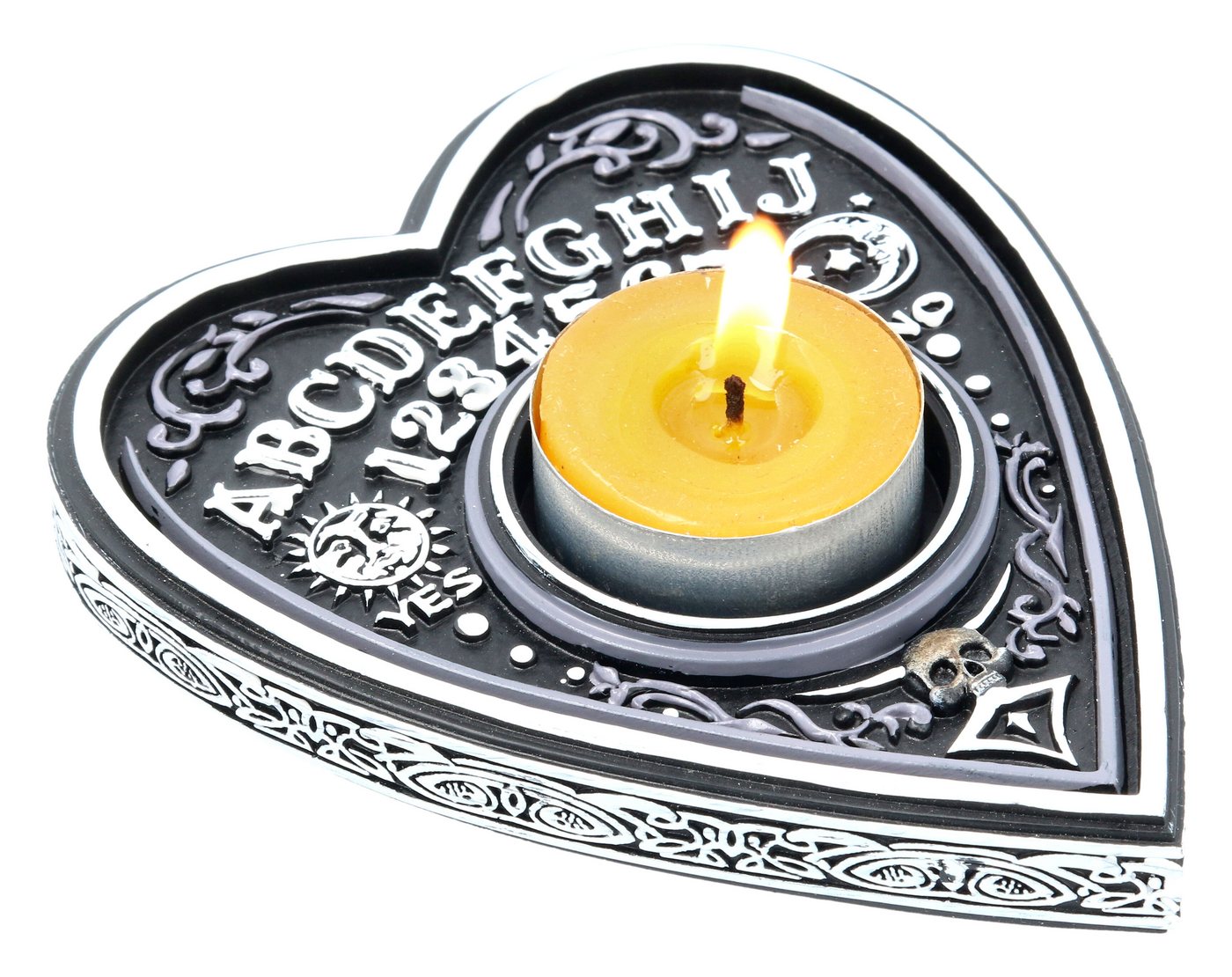 Figuren Shop GmbH Teelichthalter Teelichthalter - Spirit Board Planchette - Nemesis Now - Fantasy Figuren Shop GmbH Teelichthalter Teelichthalter - Spirit Board Planchette - Nemesis Now - Fantasy von Figuren Shop GmbH