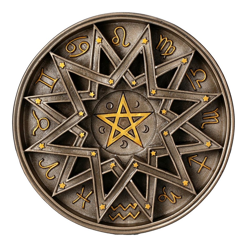 Figuren Shop GmbH Teelichthalter Teelichthalter - Sternzeichen mit Pentagramm - Dekoration Figuren Shop GmbH Teelichthalter Teelichthalter - Sternzeichen mit Pentagramm - Dekoration von Figuren Shop GmbH