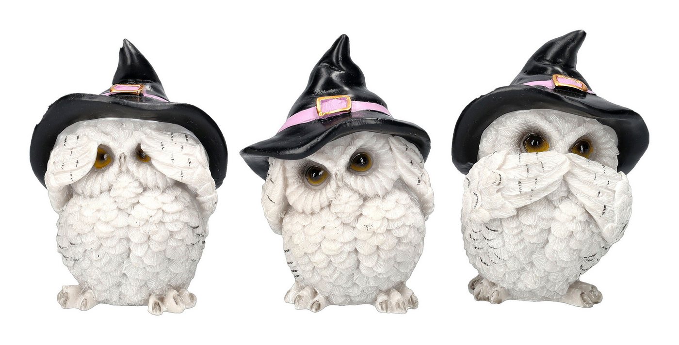 Figuren Shop GmbH Tierfigur Drei weise Hexen-Eulen Figuren - Nichts Böses - Statue Magie Figuren Shop GmbH Tierfigur Drei weise Hexen-Eulen Figuren - Nichts Böses - Statue Magie von Figuren Shop GmbH