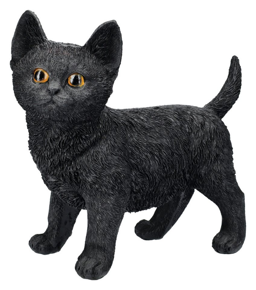 Figuren Shop GmbH Tierfigur Katzenfigur schwarz - Charmed Companion - schwarze Katze Dekofigur Figuren Shop GmbH Tierfigur Katzenfigur schwarz - Charmed Companion - schwarze Katze Dekofigur von Figuren Shop GmbH