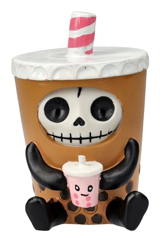 Furrybones Figur Bobby- Lustiges Skelett im Bubble Tea-Kostüm - Sammelfigur von Figuren Shop GmbH