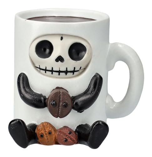 Furrybones Figur Joe - Lustiges Skelett im Kaffeetassen-Kostüm - Sammelfigur von Figuren Shop GmbH