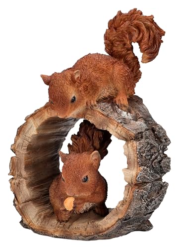 Gartenfigur Eichhörnchen Paar spielend – Lebensechte HotAnt Tierfigur, 23 cm, wetterfest & handbemalt Gartenfigur Eichhörnchen Paar spielend – Lebensechte HotAnt Tierfigur, 23 cm, wetterfest & handbemalt von Figuren Shop GmbH