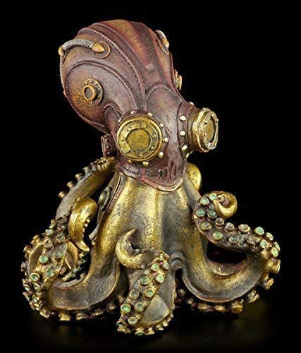 Steampunk Oktopus Figur | Krake Deko Fantasy von Figuren Shop GmbH