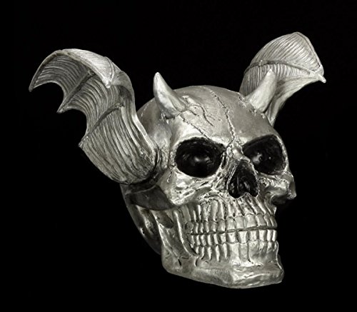 Totenkopf Figur - Dämon mit Flügeln von Figuren Shop GmbH