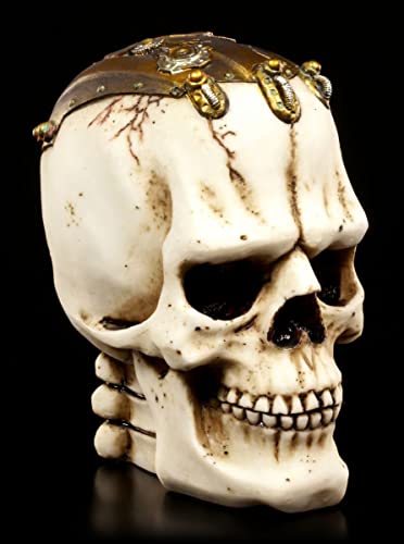 Totenkopf Figur - Frankenstein Steampunk - Deko Skull Schädel von Figuren Shop GmbH