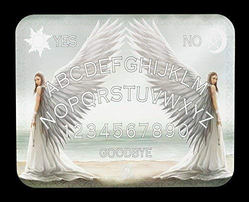 Figuren Shop GmbH Wahrsagerbrett weißer Engel | Spirit Guide by Anne Stokes | | Witchboard Quijabrett Hexenbrett Quija Spirit Board von Figuren Shop GmbH