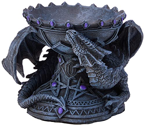 Nemesis Now, Anne Stokes Kristallkugelhalter, 18 cm, Kunstharz, Grau, Einheitsgröße von Nemesis Now