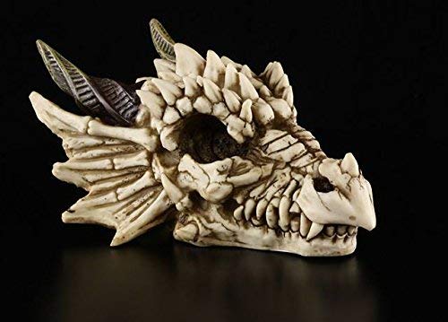 Drachenschädel Figur Drache - Drachenskelett von Figuren-Shop.de