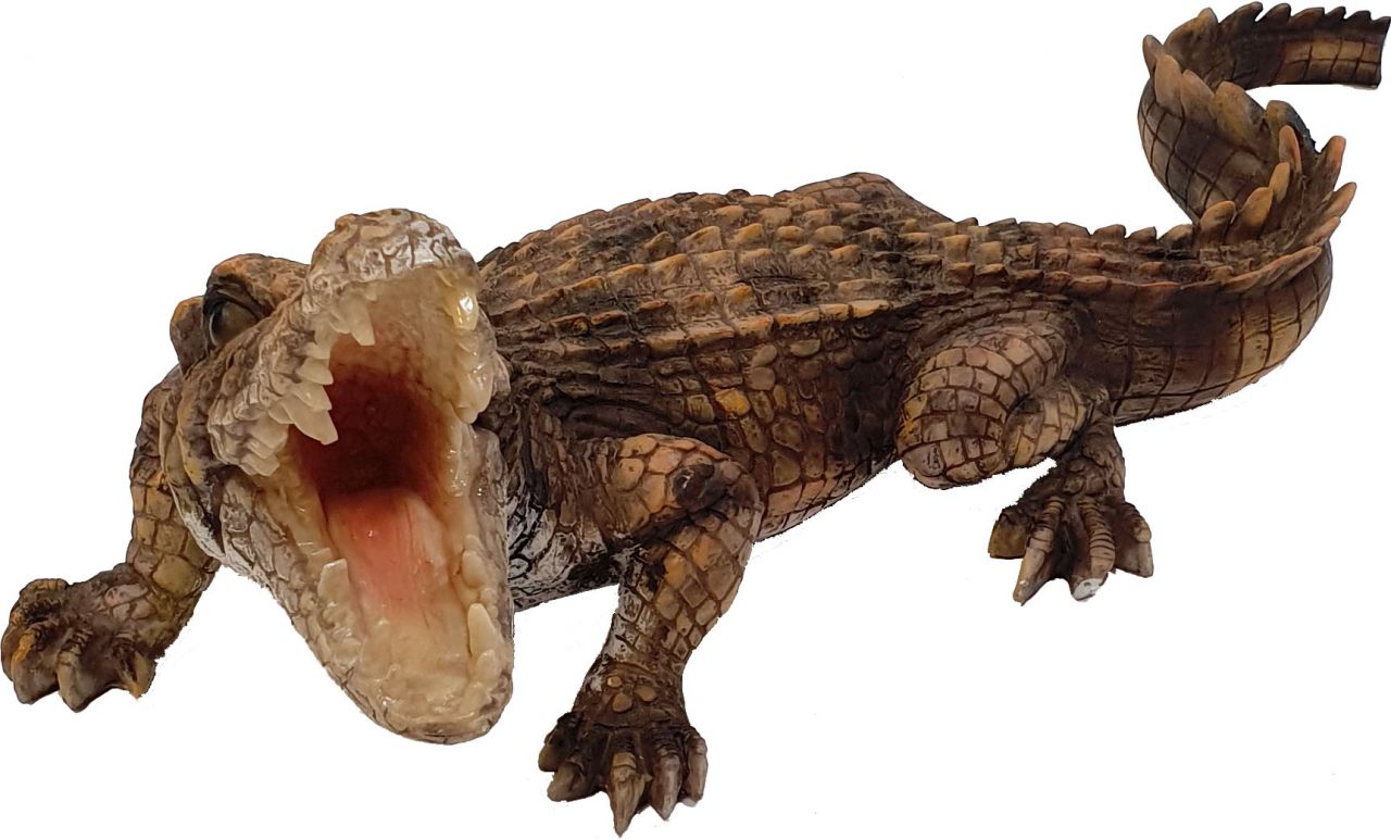Dekofigur Krokodil 18 x 20 x 50 cm von Weitere