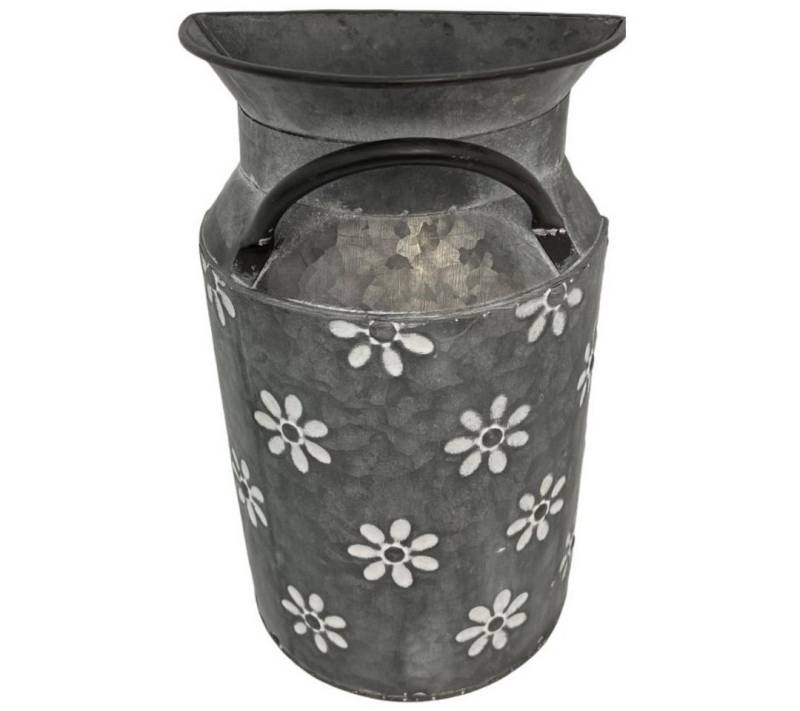 Figurendiscounter Gartenfigur Deko Milchkanne grau von Figurendiscounter