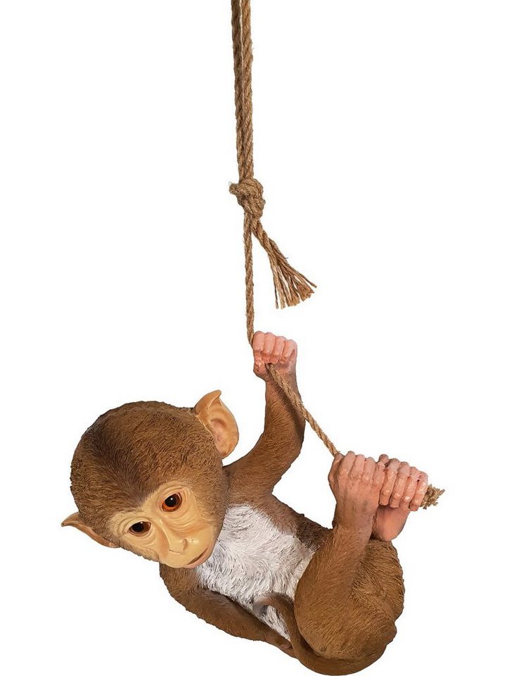 Figurendiscounter Dekofigur Dekofigur Affe hängend 32 x 26 x 14 cm von Figurendiscounter