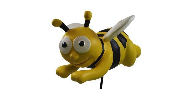 Figurendiscounter Dekofigur Dekofigur Biene fliegend klein 20 x 39 x 20 cm von Figurendiscounter