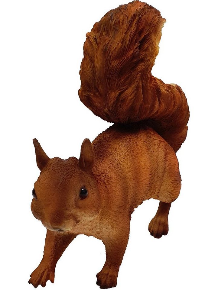 Figurendiscounter Gartenfigur Dekofigur Eichhörnchen 27 x 14 x 28 cm von Figurendiscounter