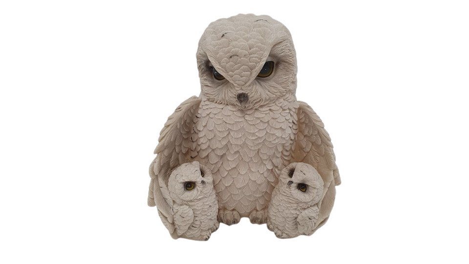 Figurendiscounter Gartenfigur Dekofigur Eule 22 x 21 x 16 cm von Figurendiscounter