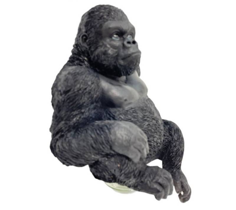 Figurendiscounter Dekofigur Dekofigur Gorilla Kantenhocker 34 x 25 x 15 cm von Figurendiscounter