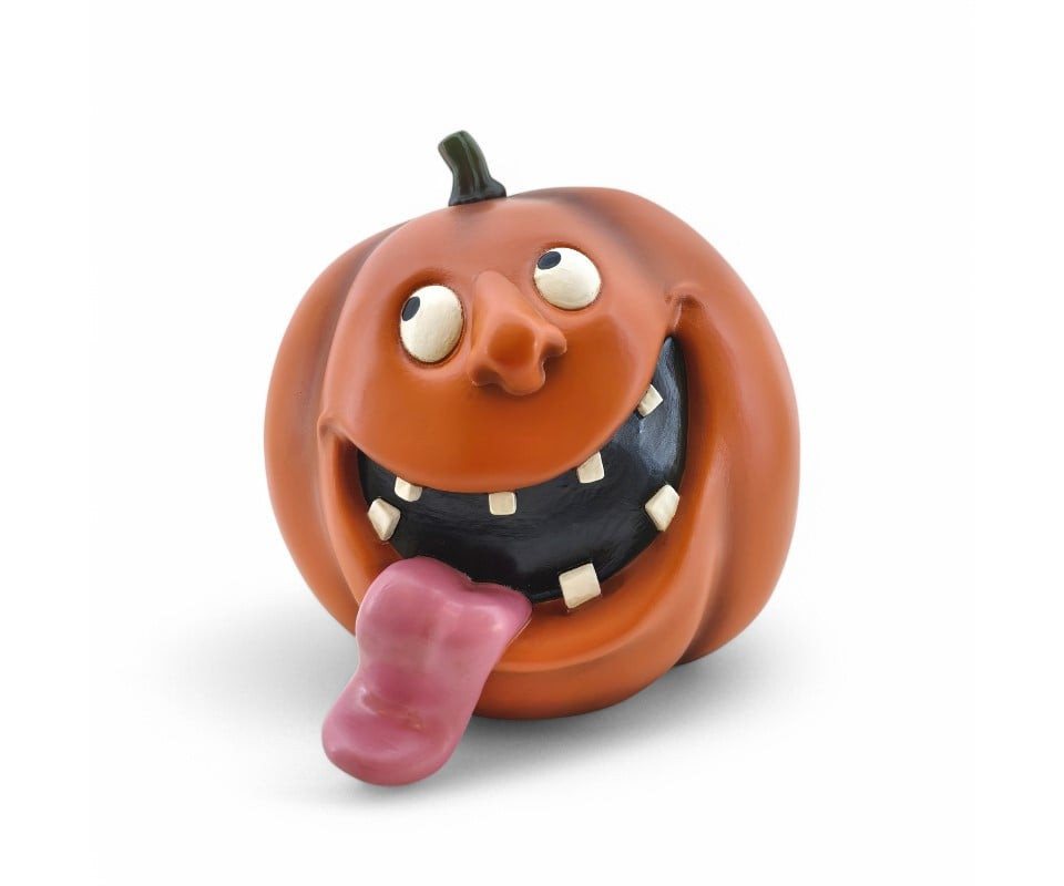 Figurendiscounter Dekofigur Dekofigur Kürbis klein 20 x 20 x 20 cm orange von Figurendiscounter