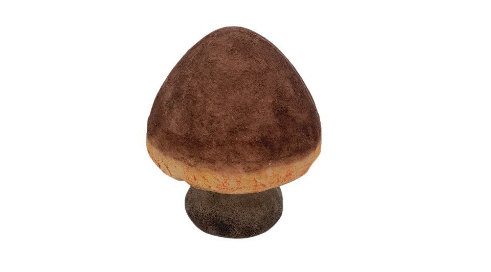 Figurendiscounter Gartenfigur Dekofigur Steinpilz groß 26 x 23 x 23 cm von Figurendiscounter