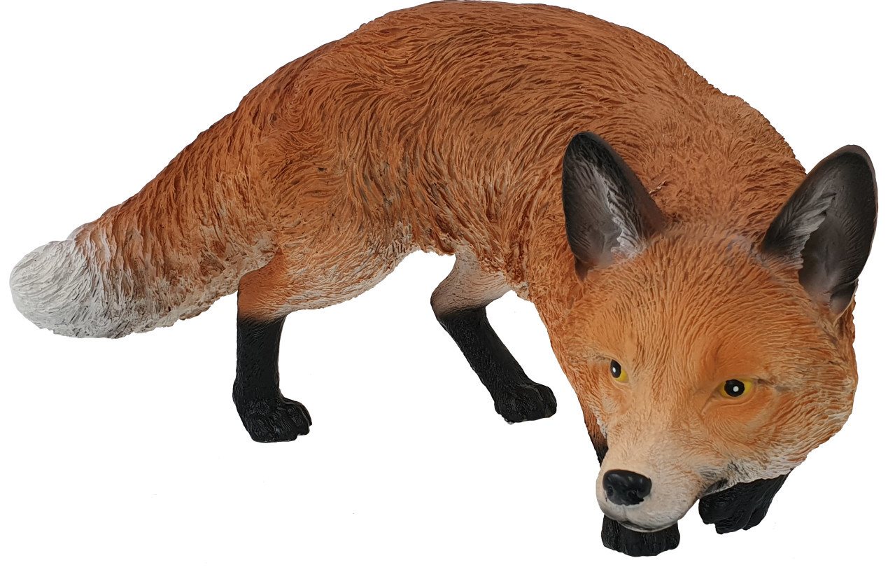 Figurendiscounter Gartenfigur Dekofigur Fuchs stehend 31 x 21 x 60 cm von Figurendiscounter
