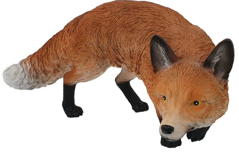 Figurendiscounter Gartenfigur Dekofigur Fuchs stehend 31 x 21 x 60 cm von Figurendiscounter