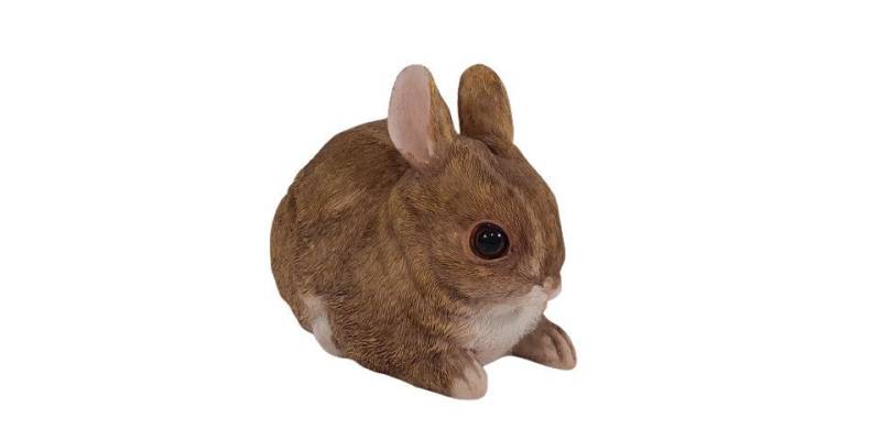 Figurendiscounter Gartenfigur Dekofigur Hase 14 x 11 x 16 cm von Figurendiscounter