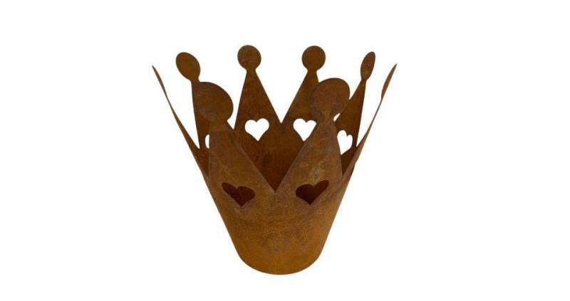 Figurendiscounter Gartenfigur Dekofigur Krone-Topf 38 x 37 x 37 cm von Figurendiscounter